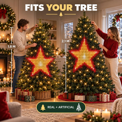 🔥 In Stock 100pcs — Ships Within 24 Hours 🎄 Smart Pixel Christmas Tree Lights | Create Your Own Animated Light Show