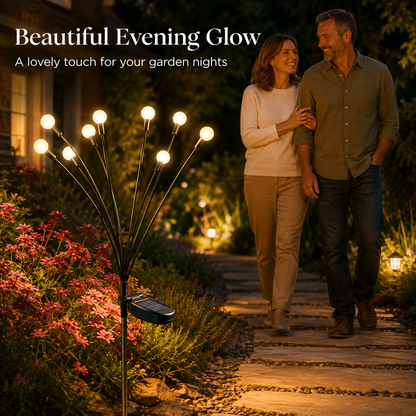 Solar Firefly Lights: Outdoor, Waterproof, for Gardens, Courtyards, and Balconies