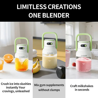 🥤 33oz Cordless Portable Blender | USB Rechargeable Smoothie Maker