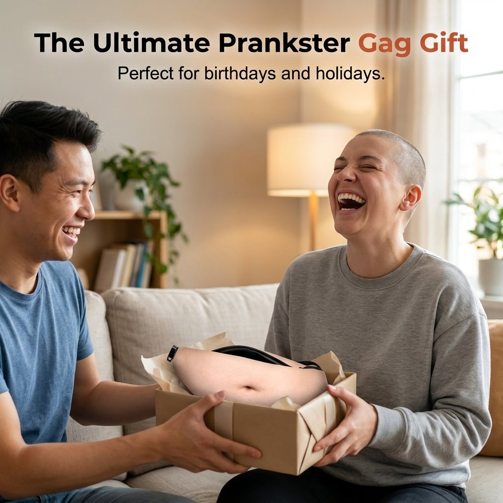 😂 3D Beer Belly Fanny Pack – Funny Waist Bag & Gag Gift 🎁