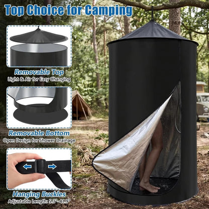🚙 Portable Privacy Tent – Outdoor Changing & Shower Shelter