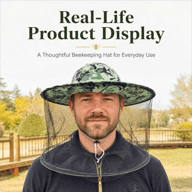 Camouflage Outdoor Insect Hat
