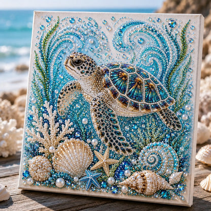 🔥Limited time 70% OFF - 🌊✨ Ocean Theme Pearl Art DIY Kit – Relaxing DIY Craft to Create Stunning Coastal Artwork (📦Buy 2 Free Shipping)