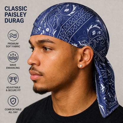 🔥Summer Sale 50% OFF! ✨Paisley Cooling Headscarf Cap