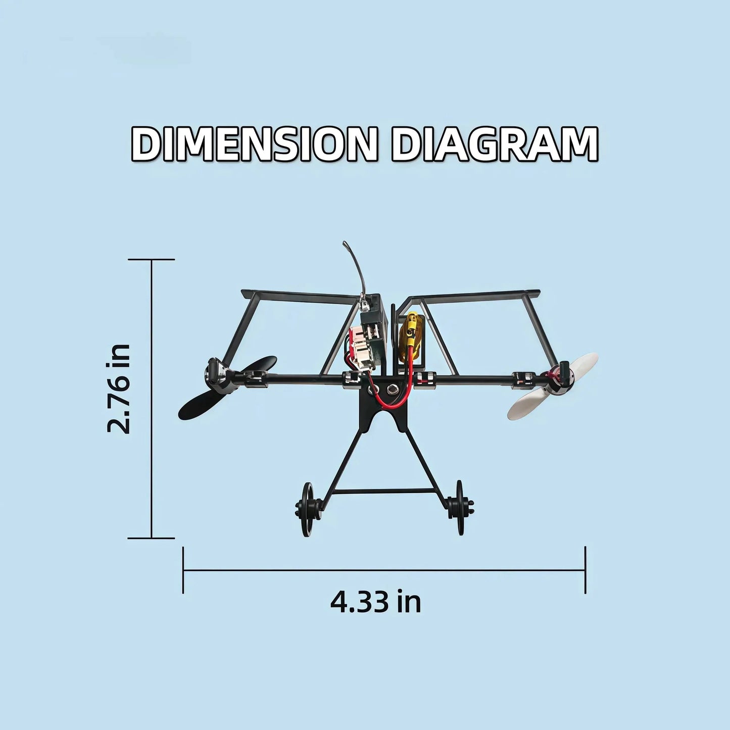 🔥 55% OFF LAST DAY 🔥 DIY RC Paper Airplane Kit - Smart Gyro-Stabilized Flying Toy ✈️