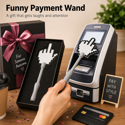 3D-printed payment wand that supports bank credit card swiping and “tap-to-pay,” as well as NFC contactless payments without a PIN