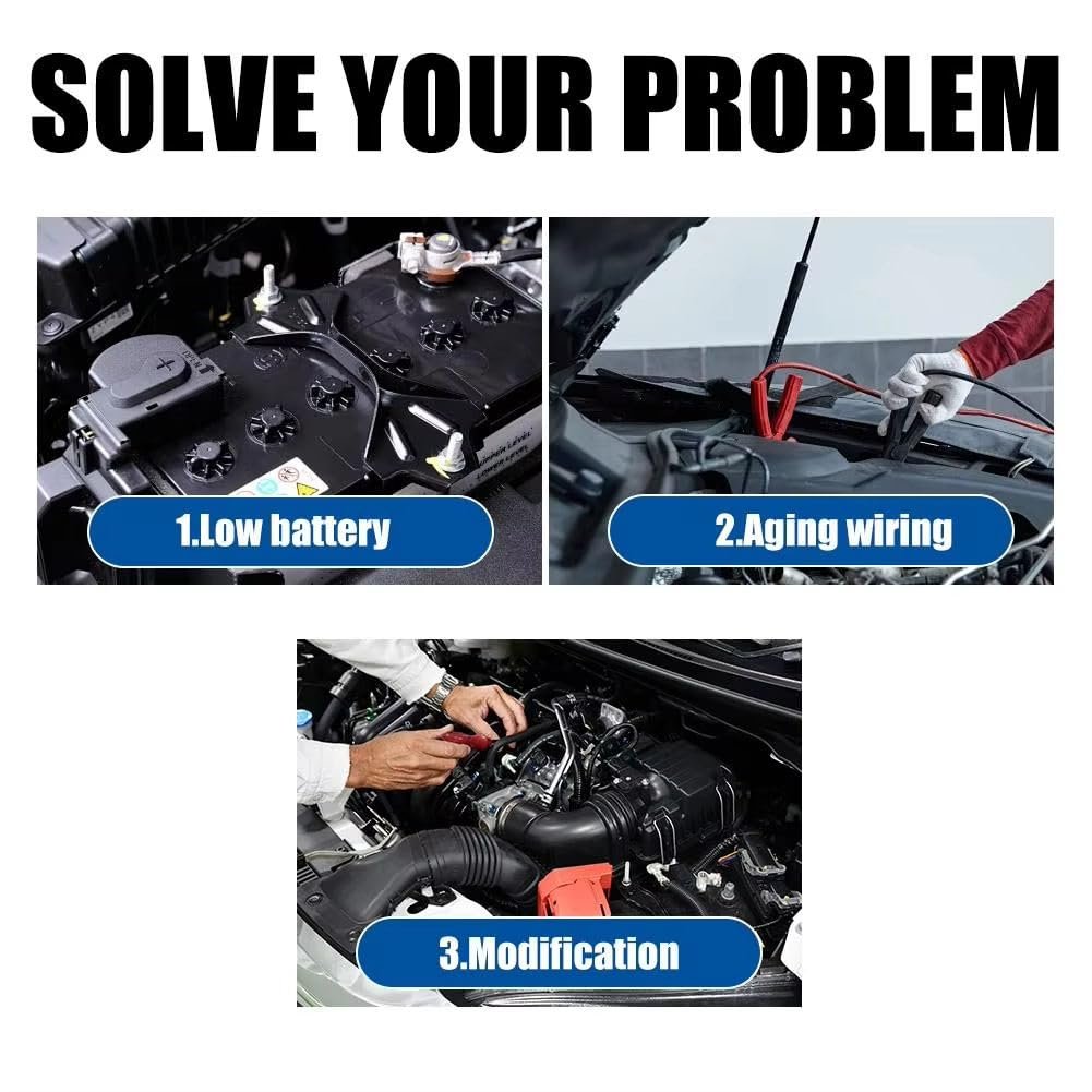 2pcs Car Battery Cut-Off Switch – Power Disconnect & Circuit Breaker