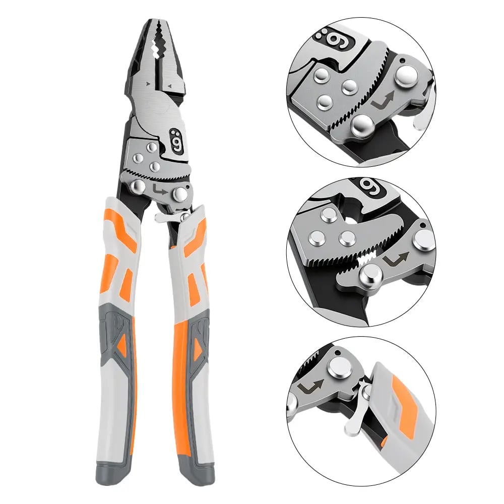 🔧 Self-Locking Ratchet Pliers – Heavy-Duty #55 Steel Grip 🛠️