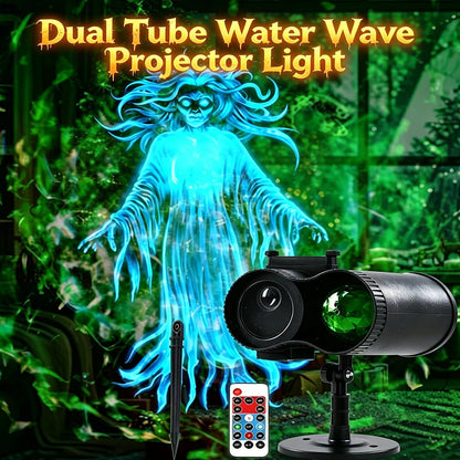 👻 Halloween Outdoor Projection Light – 10 Spooky Patterns For Instant Party Decor 🎃