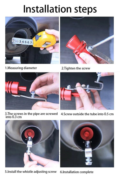 Turbo Sound Exhaust Whistle – Fits All Cars & Motorcycles