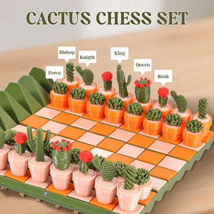 Cactus Chess Set - 3D Printed Cactichess