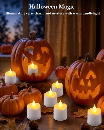 🕯️ Rechargeable Flameless LED Candle Set – Multi-Station Dock & Remote Control ✨