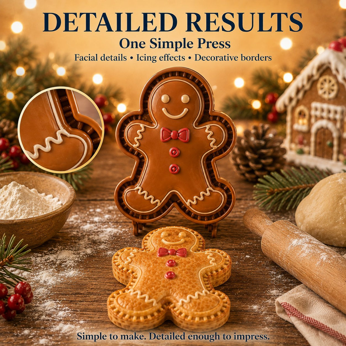 ⏳ Last Day 49% OFF – 🎄 Christmas Mini Pie Mold Collection (8 Festive Designs) 🥧