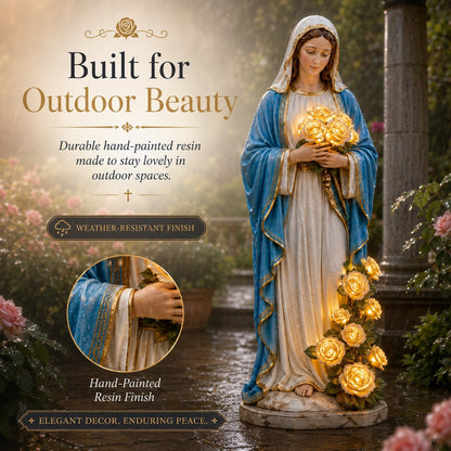 💗 Virgin Mary Garden Light