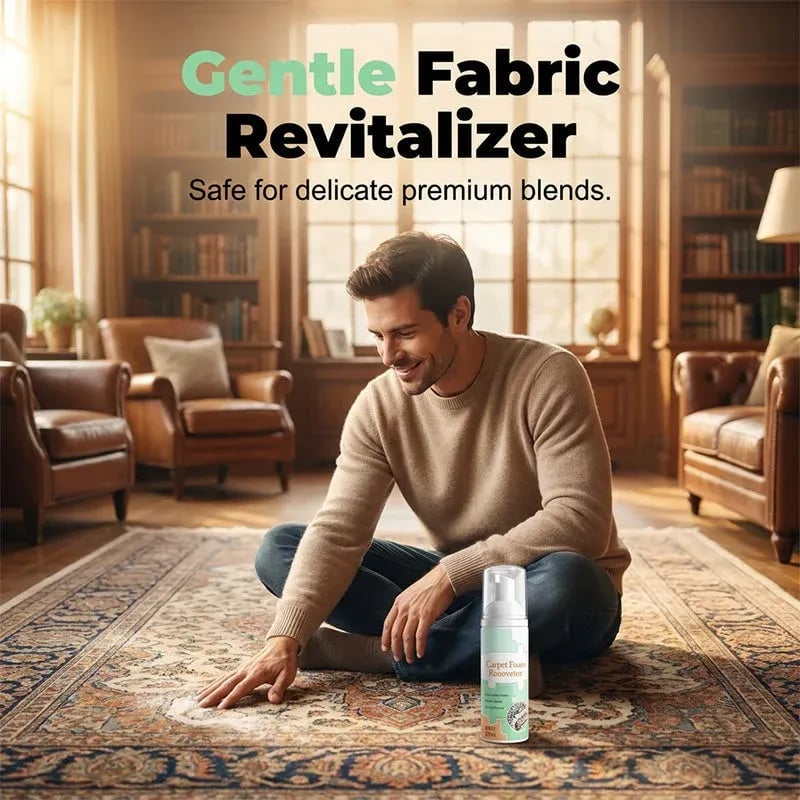📍🔥Limited Time Promotion 49% OFF🔥Waterless Carpet Foam Stain Remover with Towel