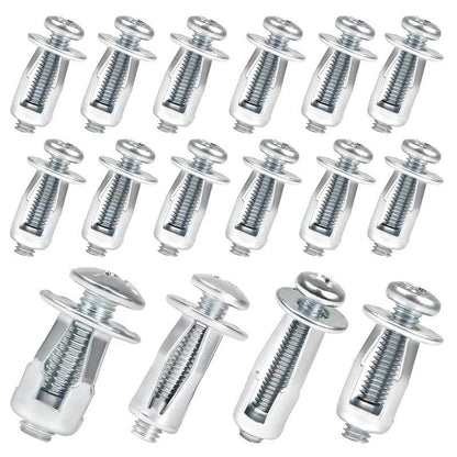 🔩 Heavy-Duty Petal Expansion Rivet Locking Nuts Set with Zinc-Plated Carbon Steel 🛠️