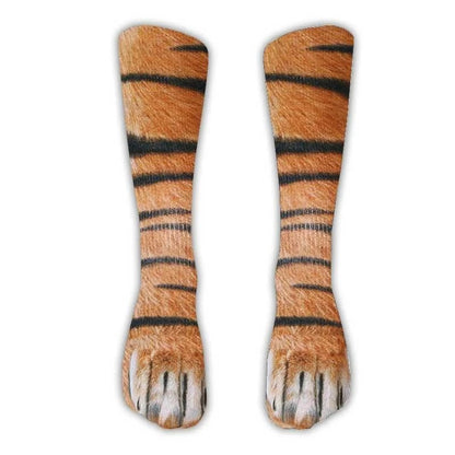 🔥3D Animal Paw Print Novelty Socks