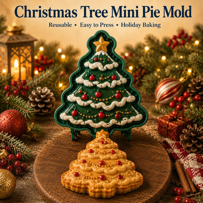 ⏳ Last Day 49% OFF – 🎄 Christmas Mini Pie Mold Collection (8 Festive Designs) 🥧