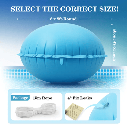 ❄️ Heavy-Duty Winter Pool Air Pillow - 0.6mm Thick Ice Pressure Buffer 🏊
