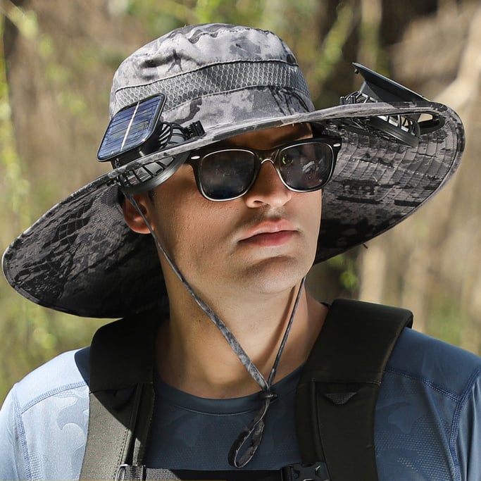 🔥Summer Hot Sale 49% OFF⚡2026 New Ultralight Solar Fan Sun Hat🎁Lighter Than a Baseball!⚾