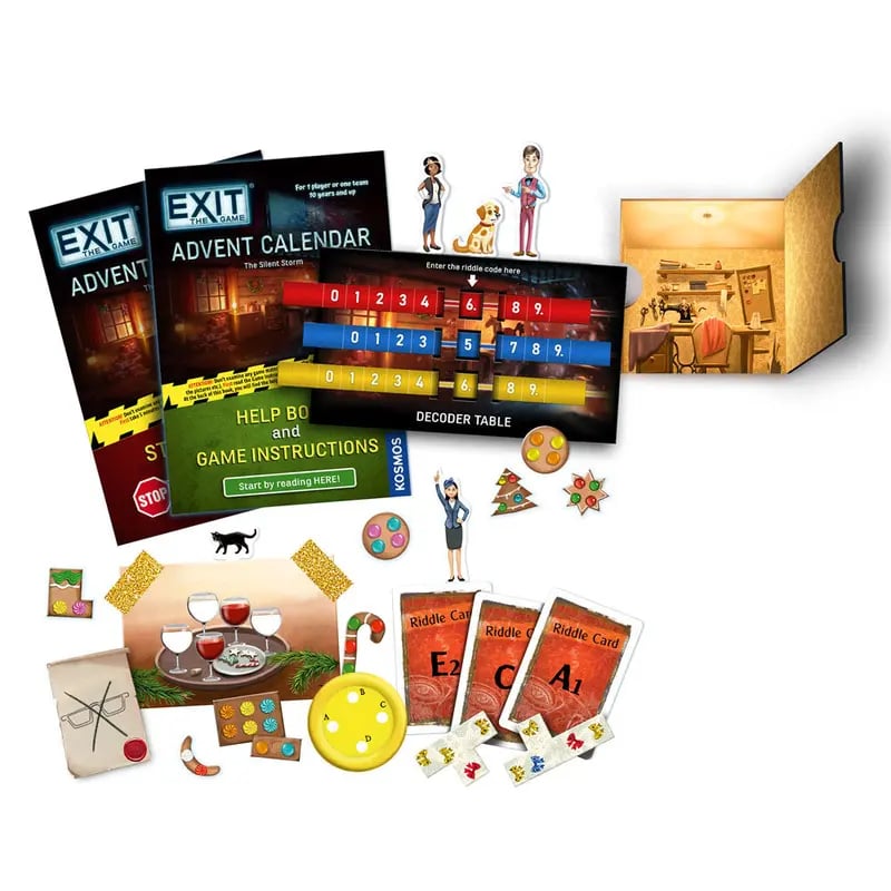 🎄 EXIT The Game 24-Day Christmas Workshop Escape Room Advent Calendar 🔐