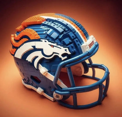 🏈 Football Helmet Building Blocks – 300+ Piece Collectible Model Kit 🎁