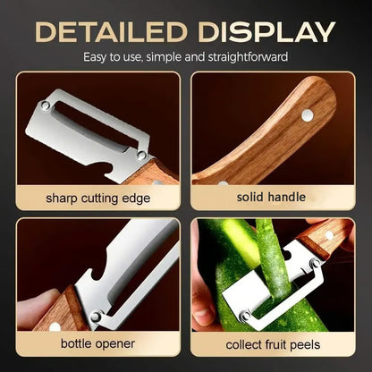 2-PACK Multi-Functional Vegetable Peeler for Kitchen