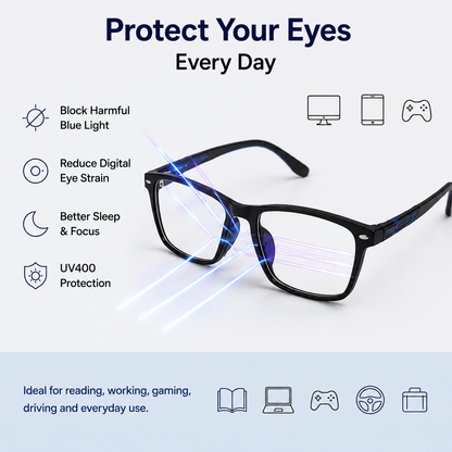 🔥 VisionSync AutoFocus+ Multifocal Glasses | Near-to-Far Vision for Adults 35+