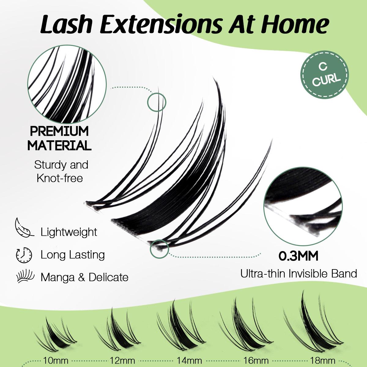 🔥LAST DAY 55% OFF🔥Invisible Lash Kit - 24H Waterproof & Natural Look