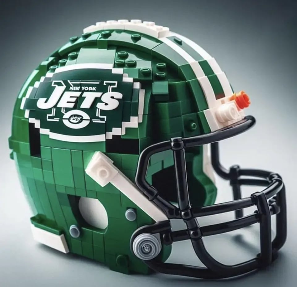 🏈 Football Helmet Building Blocks – 300+ Piece Collectible Model Kit 🎁