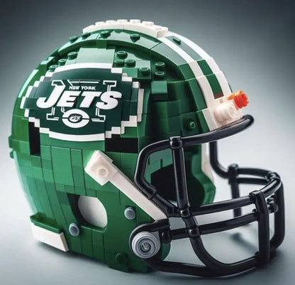🏈 Football Helmet Building Blocks – 300+ Piece Collectible Model Kit 🎁