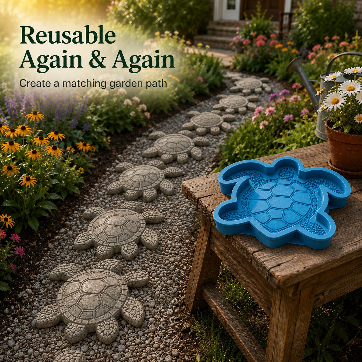 💥 LAST DAY 49% OFF – 🌊 Ocean Garden Art Mold | Buy 2, Free Shipping