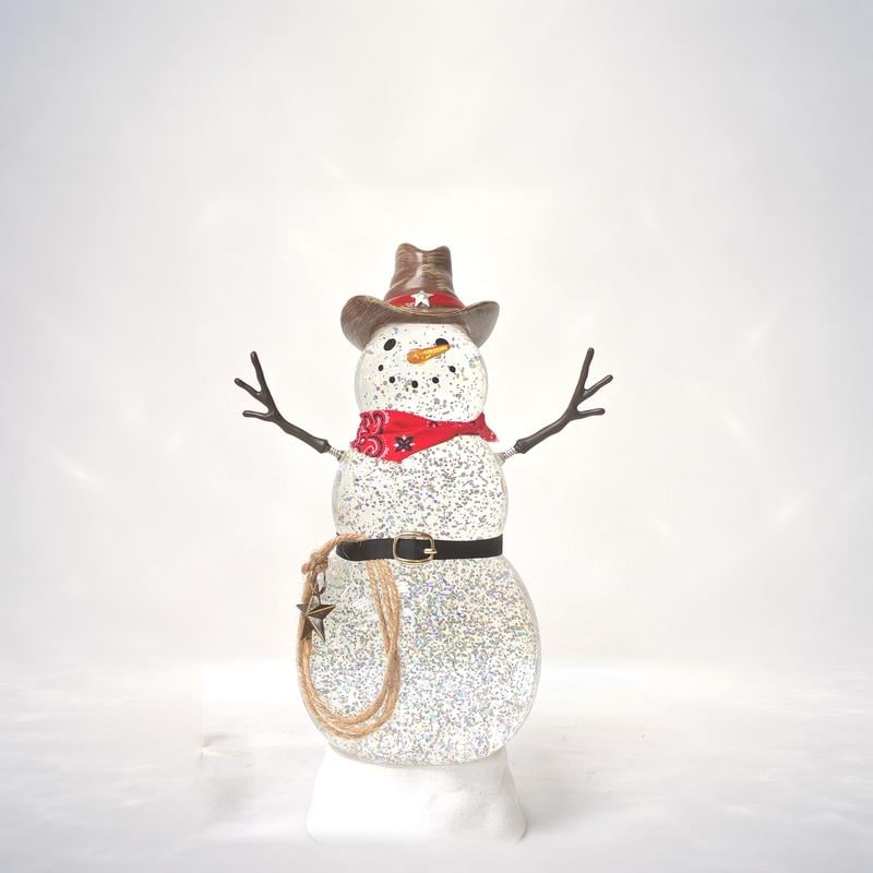 ❄️ Illuminated Musical Christmas Snow Globe Lantern – Swirling Snow, Warm Lights & Festive Music