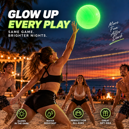 Glow-in-the-Dark Volleyball🏐 – Keep the Game Going After Sunset