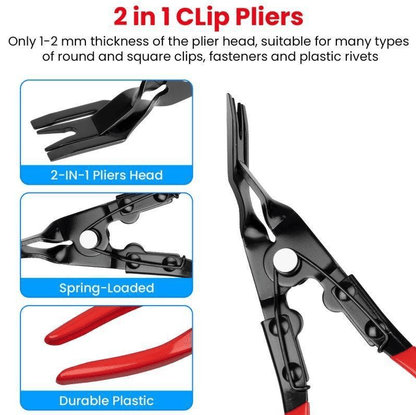 🛠️ 5-Piece Automotive Electrical Disconnect Pliers Kit | Connector & Clip Removal Tools