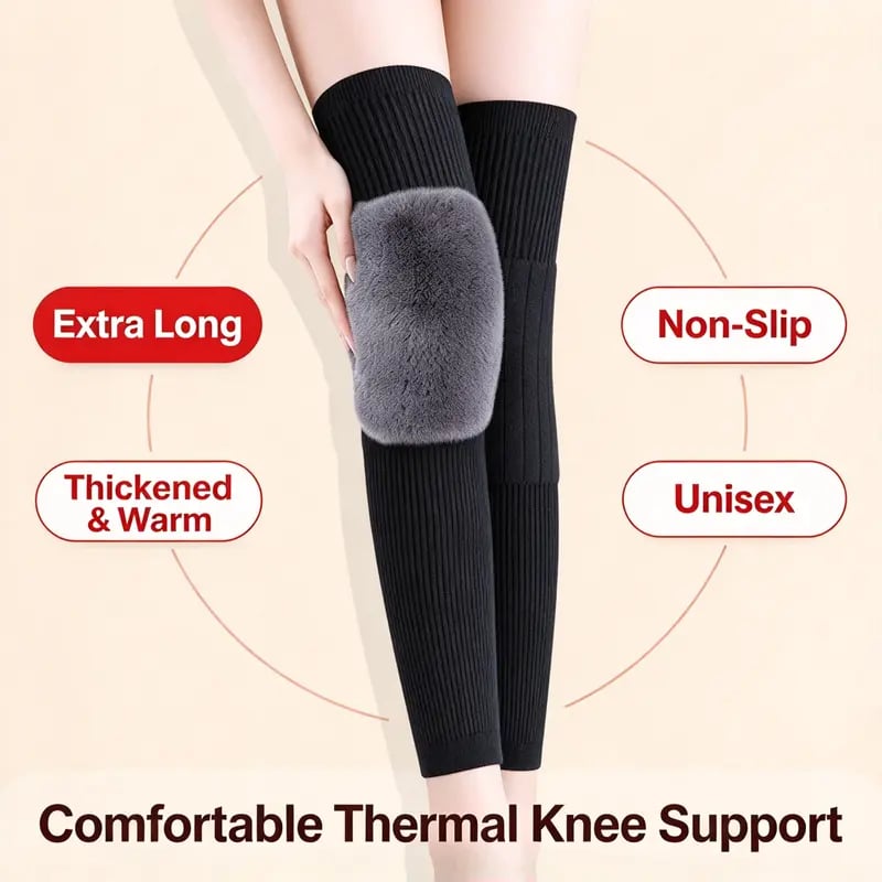 🔥🦵Extra Long Thermal Leg Warmers – Stay Warm All Winter