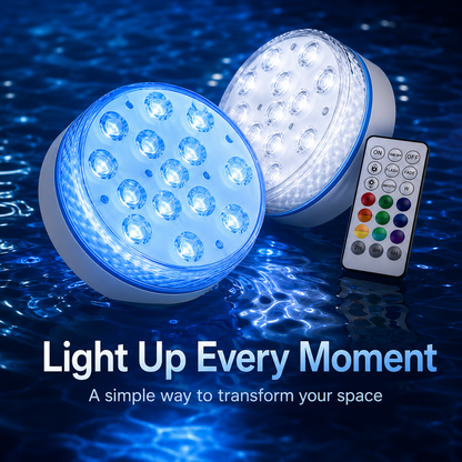 Upgraded Waterproof LED Light with Remote Control