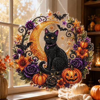 🔮DIY Witch Diamond Painting Suncatcher Ornament 🎃