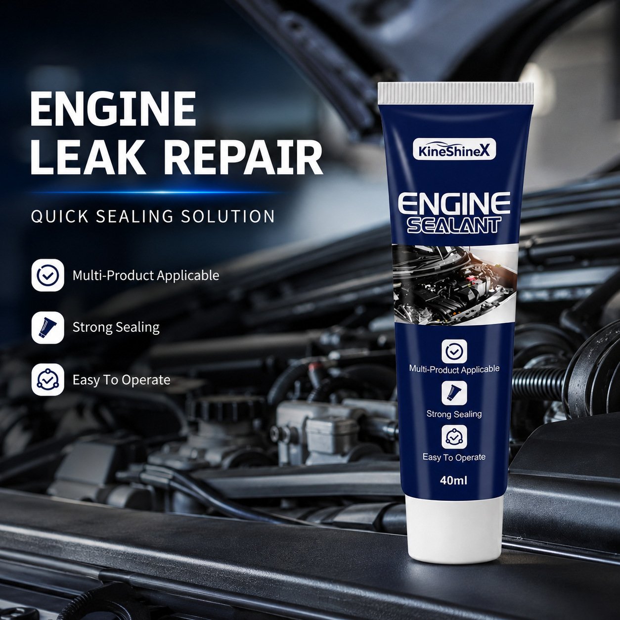 🔥HOT SALE 49% OFF⚙️Automotive Engine High Temperature Sealant 🔥Multi-Purpose Permanent Leak Sealing 🛠️Easy DIY Car Repair