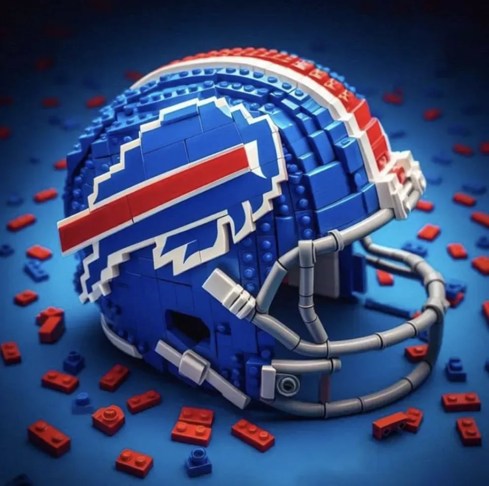 🏈 Football Helmet Building Blocks – 300+ Piece Collectible Model Kit 🎁