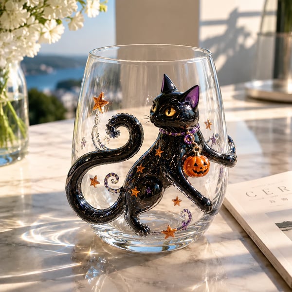 🎃 3D Halloween Glassware Set – Spooky Sips & Party Vibes