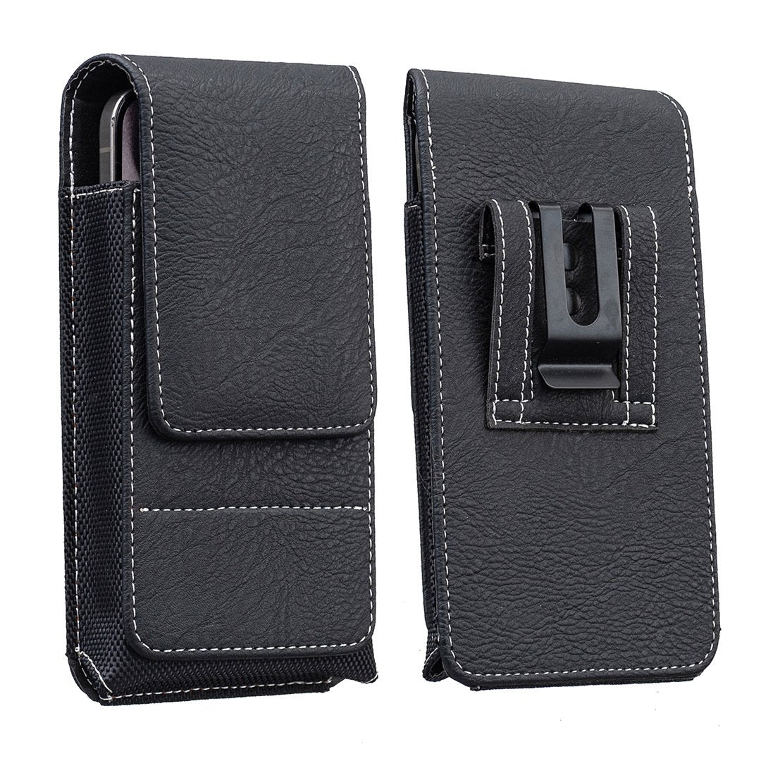 🏆 Last Day Special Price ! 🔥Waist Belt Cell Phone Pouch 📱 Multi-Pocket Leather Holster with Card Holder