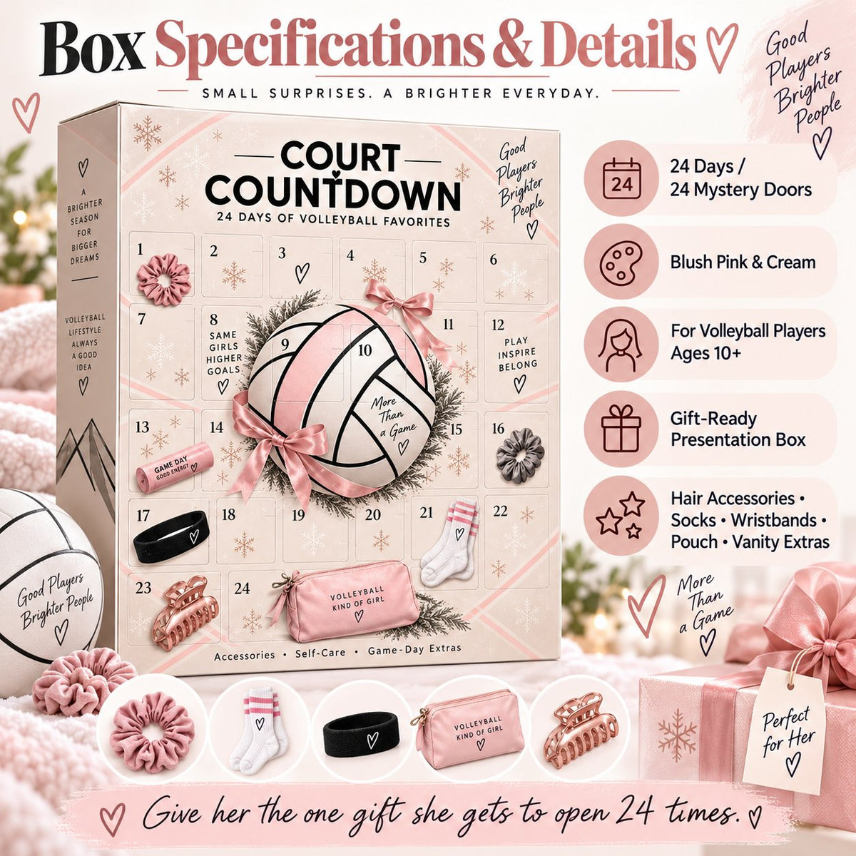 🔥Last Day 49% OFF💖🏐Volleyball Advent Calendar