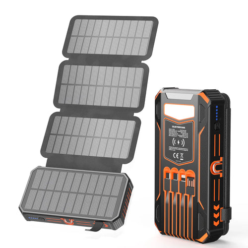 ☀️ 50% OFF Solar Power Bank – Wireless Charging & Multi-Device Output