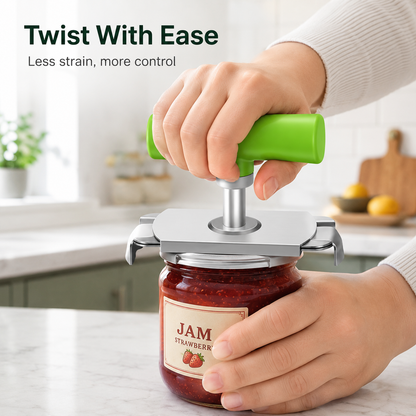 Effortless Arthritis Jar Opener, 2024 Upgraded Bottle Opener Is Suitable For Hand-Weak, Easy-To-Open Adjustable Handle Bottle Opener, Suitable For The Elderly.