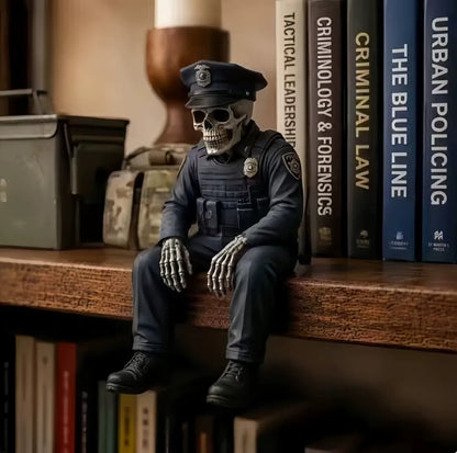 ⚾ Baseball Skeleton Shelf Sitter – Spooky Sports Decor Gift