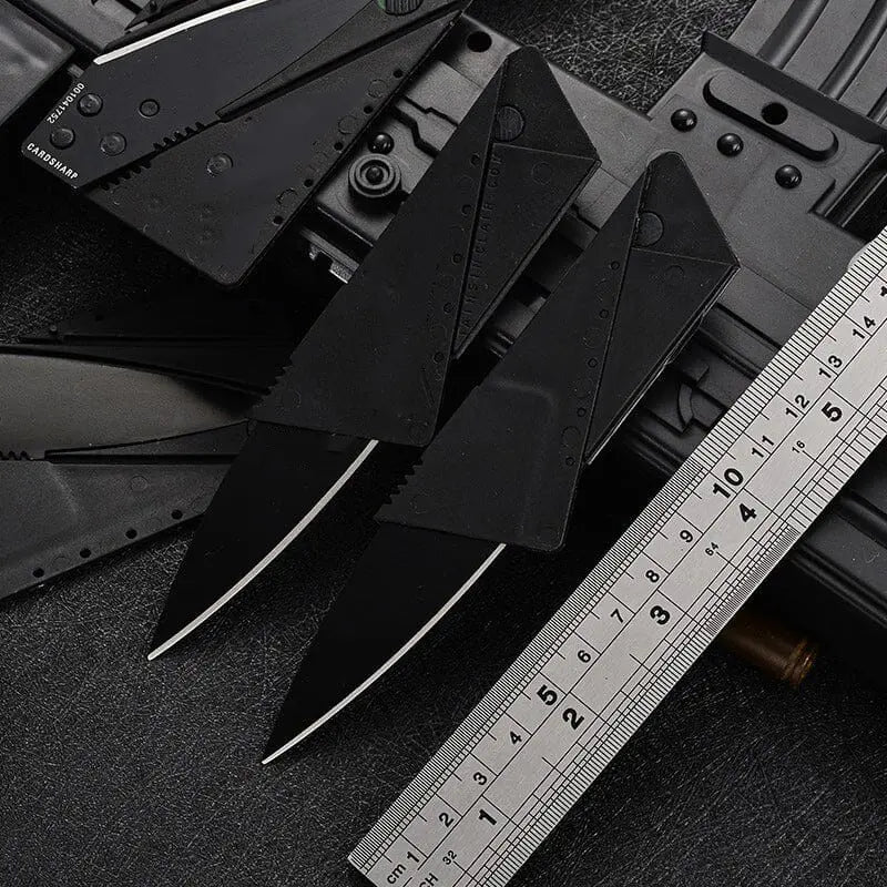 🔥Multipurpose Folding Card Tool – Ultra-Slim Stainless Steel Outdoor Utility Tool