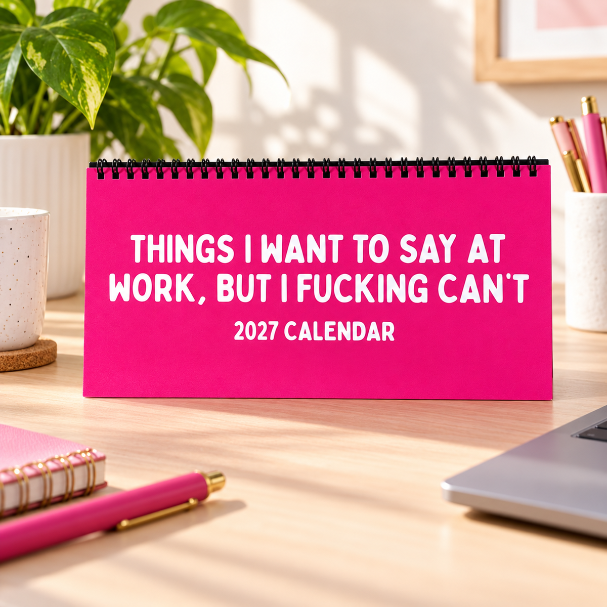 📅2027 Things I Want to Say at Work But I Can’t Calendar – Hilarious Office Humor Gift😂