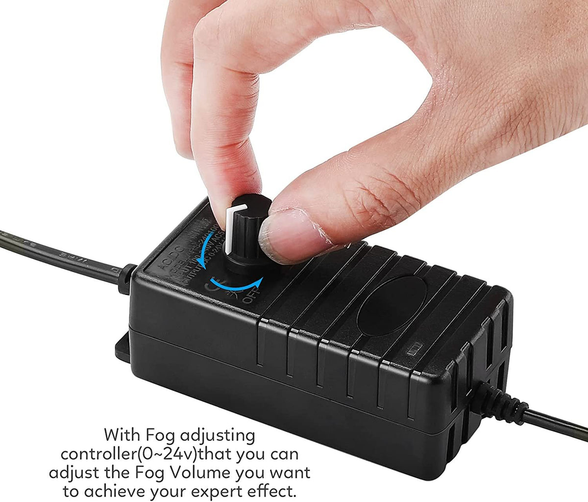 🎃 12 LED Ultrasonic Mist Maker Fogger for Halloween Décor ✨