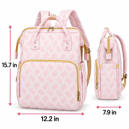 🎒 Diaper Bag Backpack with Changing Mat & Insulated Pockets 🍼